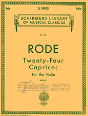 Twenty-Four Caprices for the violin